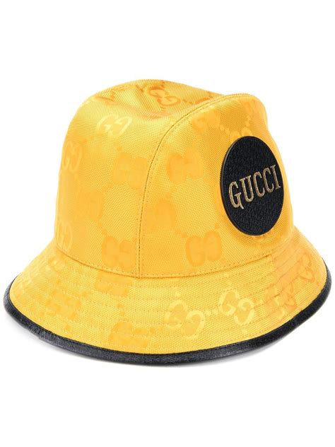 yellow gucci bucket hat